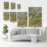Vincent Van Gogh Painting Blossoming Almond Branch In A Glass Abstract Canvas Wall Art - Image 4