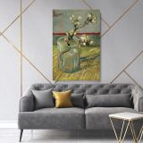 Vincent Van Gogh Painting Blossoming Almond Branch In A Glass Abstract Canvas Wall Art - Image 6
