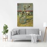 Vincent Van Gogh Painting Blossoming Almond Branch In A Glass Abstract Canvas Wall Art - Image 7