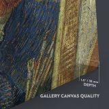 Vincent Van Gogh Painting Self-Portrait As An Artist Abstract Painting Photo Print on Canvas