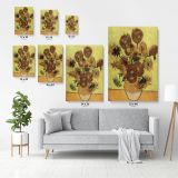 Vincent Van Gogh Painting Sunflowers Canvas Wall Art - Image 4