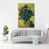 Vincent Van Gogh Painting Irises Abstract Painting Photo Print on Canvas - Image 7