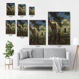 Vincent Van Gogh Painting Pine Trees Garden Saint Paul Hospital Abstract Painting Canvas - Image 4