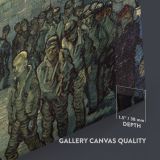 Vincent Van Gogh Painting Prisoners Exercising Photo Print on Canvas