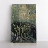 Vincent Van Gogh Painting Prisoners Exercising Photo Print on Canvas - Image 3