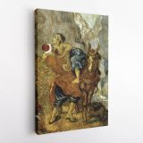 Vincent Van Gogh Painting The Good Samaritan Abstract Painting Photo Print on Canvas - Image 2