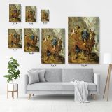 Vincent Van Gogh Painting The Good Samaritan Abstract Painting Photo Print on Canvas - Image 4