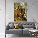Vincent Van Gogh Painting The Good Samaritan Abstract Painting Photo Print on Canvas - Image 6