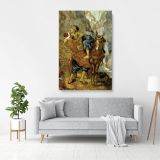 Vincent Van Gogh Painting The Good Samaritan Abstract Painting Photo Print on Canvas - Image 7