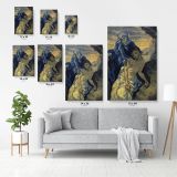 Vincent Van Gogh Painting Pieta After Delacroix Abstract Painting Photo Print on Canvas - Image 4