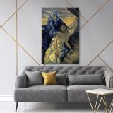 Vincent Van Gogh Painting Pieta After Delacroix Abstract Painting Photo Print on Canvas - Image 6
