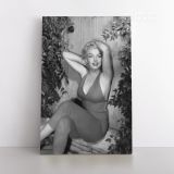 Marilyn Monroe Sexy Black and White Canvas Model Singer Nude Photo Print on Canvas - Image 4