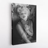 Marilyn Monroe Sexy Black and White Canvas Model Singer Nude Photo Canvas - Image 3