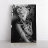 Marilyn Monroe Sexy Black and White Canvas Model Singer Nude Photo Canvas - Image 4