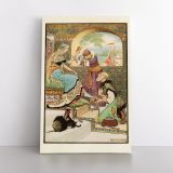 Original Art Painting Wall Artwork in Canvas with Frame, Painting model Photo Poster Print in Canvas - Image 3