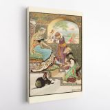 Original Art Painting Wall Artwork in Canvas with Frame, Painting model Photo Poster Print in Canvas - Image 4