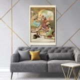 Original Art Painting Wall Artwork in Canvas with Frame, Painting model Photo Poster Print in Canvas - Image 7