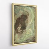 Boy Painting Photo Poster Print in Canvas with Frame Original Wall Artwork Painting in Canvas - Image 4