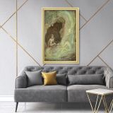 Boy Painting Photo Poster Print in Canvas with Frame Original Wall Artwork Painting in Canvas - Image 7