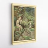 Boy Painting Photo Poster Print in Canvas with Frame Original Wall Artwork for Painting in Canvas - Image 4