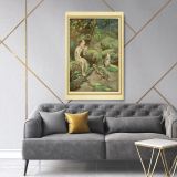 Boy Painting Photo Poster Print in Canvas with Frame Original Wall Artwork for Painting in Canvas - Image 7
