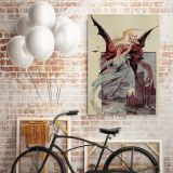 Fairy Wall Artwork Original Painting in Canvas Wall Art - Image 5