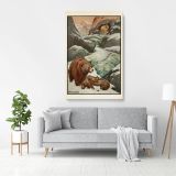 Frank C Pape Fairy Tale Book Original Art Painting Photo Print in Canvas