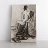Original Art Model Painting by Famous Owen Claxton Canvas Wall Art - Image 2