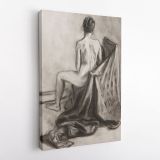 Original Art Model Painting by Famous Owen Claxton Canvas Wall Art - Image 3