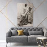 Original Art Model Painting by Famous Owen Claxton Canvas Wall Art - Image 6