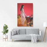 Nude Women Painting by Famous Owen Claxton Photo Print on Canvas Naked Art Home Decor Wall Mural - Image 8