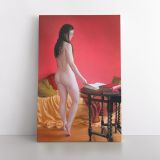 Nude Women Painting by Famous Owen Claxton Photo Print on Canvas Naked Art Home Decor Wall Mural - Image 2