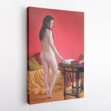 Nude Women Painting by Famous Owen Claxton Photo Print on Canvas Naked Art Home Decor Wall Mural - Image 3