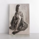 Women's Erotica Painting by Famous Owen Claxton Canvas Wall Art - Image 2