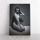 Original Model Art Painting by Famous Owen Claxton Canvas Wall Art - Image 2