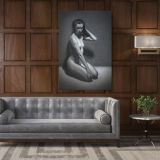 Original Model Art Painting by Famous Owen Claxton Canvas Wall Art - Image 5