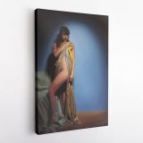 Original Model Art Painting by Famous Owen Claxton Canvas Wall Art - Image 3