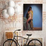 Original Model Art Painting by Famous Owen Claxton Canvas Wall Art - Image 4
