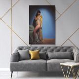 Original Model Art Painting by Famous Owen Claxton Canvas Wall Art - Image 6