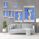 Naked Women Painting by Famous Owen Claxton Canvas Wall Art