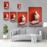 Naked Women Painting by Famous Owen Claxton Photo Print on Canvas Nude Wall Mural Hangings Gift