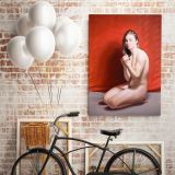 Naked Women Painting by Famous Owen Claxton Photo Print on Canvas Nude Wall Mural Hangings Gift - Image 4
