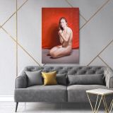 Naked Women Painting by Famous Owen Claxton Photo Print on Canvas Nude Wall Mural Hangings Gift - Image 6