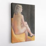 Famous Women's Erotica Painting by Owen Claxton Canvas Wall Art - Image 3