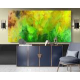 Panoramic Abstract Painting Canvas Photo Print with Frame Home Decor Wall Mural Hangings Gift - Image 3