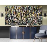 Abstract Expressionism Jackson Pollock Canvas Wall Art - Image 3