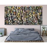 Abstract Expressionism Jackson Pollock Canvas Wall Art - Image 4