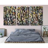 Abstract Expressionism Jackson Pollock Canvas Wall Art - Image 5