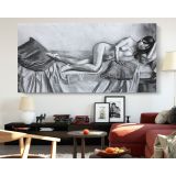 Panoramic Women's Erotica Artworks by Owen Claxton Canvas Photo Print Home Decor Wall Mural Hanging - Image 2