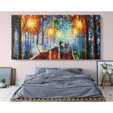 Famous Palette Knife Oil Painting by Leonid Afremov Canvas Wall Art